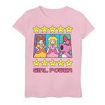 Футболка Nintendo Super Mario Girl Power для девочек 7–16 лет Licensed Character - фото