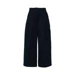 Брюки Studio Nicholson Deep Pleat Volume Ankle Crop Pant, Dark Navy - фото