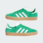 Обувь Gazelle АДВ Adidas, цвет Green/Cloud White/Gold Metallic - фото 7