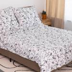 Постельное белье Homla VOLATILE, белый - текстиль - 220 x 2 x 200 см - фото 3