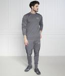 Толстовка Ea7 однотонная, серый - фото 2