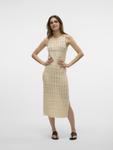 Вязаное платье VERO MODA, Light beige - фото 4