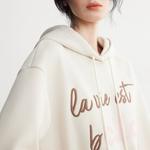 ELLE Толстовка Women's Ecru с капюшоном Moderate Regular - фото 7