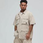 Рубашка унисекс UNDEFEATED, хаки - фото 4