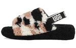 FLUFF YEAH Шлепанцы женские белые/черные/коричневые Ugg - фото