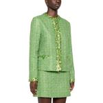 Valentino Куртка женская зеленая, Green - фото 6