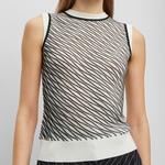 HUGO BOSS Топ женский белый - фото 6