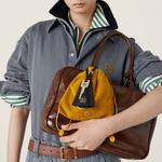 Серая женская рубашка MIU MIU, серый - фото 6