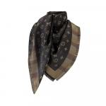 Шаль с монограммой So Shine Louis Vuitton, коричневый - фото 2