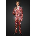 Мужской костюм Suitmeister Christmas Red Icons с подсветкой, красный - фото