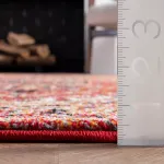 Коврик для внутреннего и наружного использования Patrice nuLOOM, 91x152 см, темно-оранжевый - фото 3