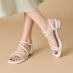 Сандалии женские Kekafu, коричневый - фото 12