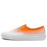 Кроссовки og authentic lx 'dip dye - orange white' Vans, белый - фото