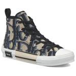 B23 Высокие Макси Косые Бежево-Черные DIOR - фото 3