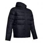 Куртка sportstyle down hooded jacket 'black' Under Armour, черный - фото