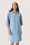 Платье-рубашка SOAKED IN LUXURY Annabeth, Blue Denim - фото 2