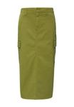 Юбка-карандаш MIDI GEHSCHLITZ s.Oliver, зеленый - фото 2
