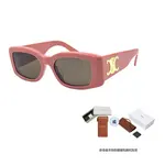 CELINE Прямоугольные солнцезащитные очки, Pink Rose - фото 6