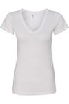Футболка Next Level Women's Ideal с V-образным вырезом, белый - фото