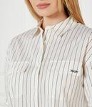 Платье-рубашка Joop! с добавлением хлопка, экрю - фото 4