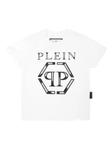 Футболка с логотипом Philipp Plein, белый - фото