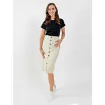 Юбка Be Lenka Essentials midi, бежевый - фото 6