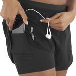 Спортивные шорты Salomon Cross 2-In-1, черный - фото 5