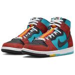 Мужские кроссовки для скейтбординга Nike Dunk SB, Red/Blue/Black - фото 3