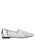 Балетки Giorgio Armani, серебряный - фото