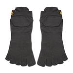 Носки Vibram Fivefingers NoShow, 2 шт, серый/черный - фото 4