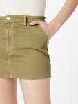 Юбка Monki, оливковый - фото 3