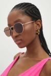 Солнцезащитные очки Answear Lab, золото - фото 3