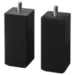 Ножка, черно-коричневая STUBBARP IKEA - фото