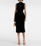 Бархатное платье миди Rasario, черный - фото 2