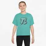 Футболка для девочек Nike Sportswear, зеленый - фото