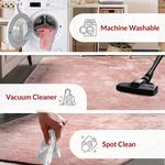 Ковер Loni Solid Shag, пригодный для машинной стирки Nuloom, бежевый, 77x305 см - фото 6