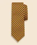 Шелковый галстук с цветочным принтом Brooks Brothers, цвет Yellow - фото