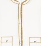 Хлопковый кардиган Monnalisa, золотой - фото 3