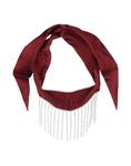 Шарф Les Inconnus, бордовый - фото