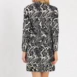 Кэмерон Платье с длинными рукавами из питона черное JUDE CONNALLY - фото 4