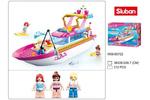 Блоки для девочек, яхта, корабль, лодка Sluban - фото 8