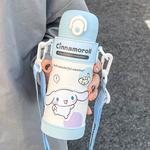 Термостакан Sanrio, Kulomi (Cup Brush + Straw Brush + Random 3D Sticker *8 + Keychain) - фото 9