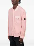 Рубашка Chrome-R с карманом C.P. Company, розовый - фото 2