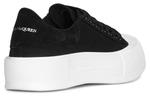 Кроссовки deck lace up plimsoll 'black white sole' Alexander Mcqueen, черный - фото 4