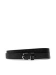 Женский ремень Ck Metal Round Buckle 2.5_Mono K60K613150 Calvin Klein, черный - фото
