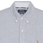 Polo Ralph Lauren Рубашка мужская темно-синяя серая - фото 9