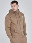 Худи SikSilk Zip-Up Hoodie, коричневый - фото 2