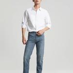 Футболка CALVIN KLEIN мужская лунный белый, YAF-Moon White - фото 3