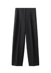 Брюки Mango Trousers, Black - фото 4