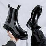 Ботинки Челси мужские черный Beidouniao - фото 14